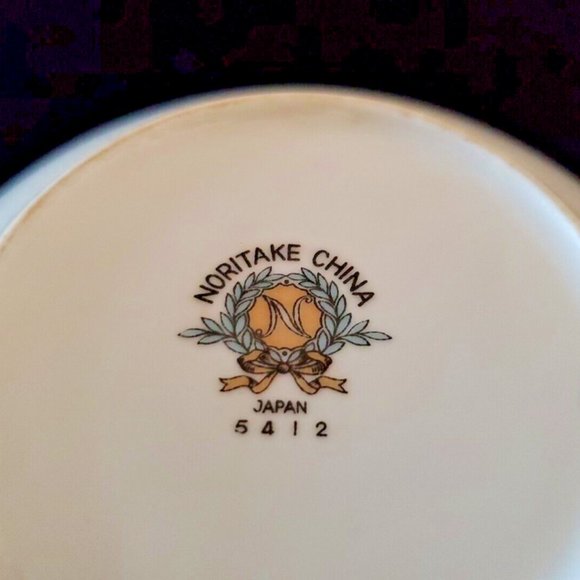 Noritake China Pattern 5412 Pink Rose Band Sugar Bowl ~ Retired ~ Made in Japan - Picture 5 of 5